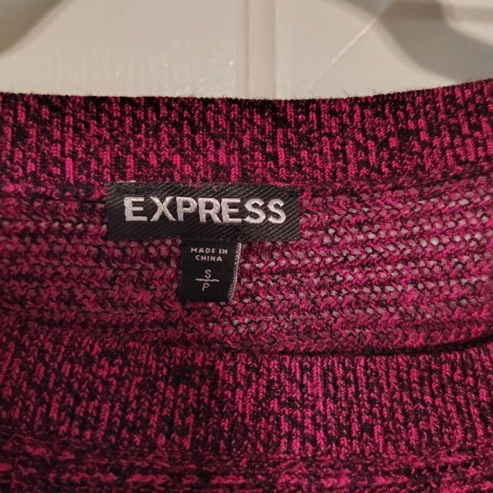 Express Purple Sweater Size Small - Picture 3 of 3